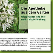 Artikel: Gartenapotheke in der Zeitschrift Natur und Garten 04/2013