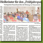 Veranstaltungsbericht in der Passauer Neuen Presse  04/2013