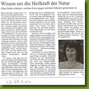 Zeitungsartikel in der Süddeutschen Zeitung - Mai 2004