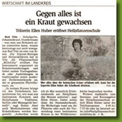 Zeitungsartikel im Tölzer Kurier- Mai 2005