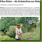 Vor-Ort-Reportage im Internetmagazin Da Hogn 08/2013
